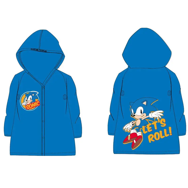 Sonic the Hedgehog raincoat product photo