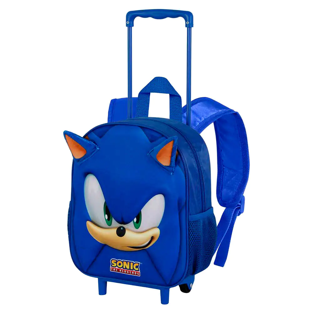 Sonic the Hedgehog Face 3D trolley 31cm product photo