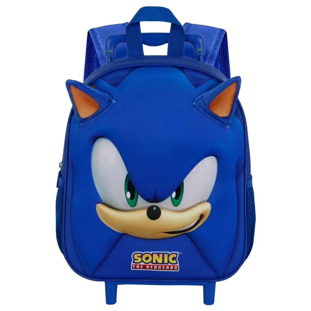 Sonic the Hedgehog Face 3D trolley 31cm product photo
