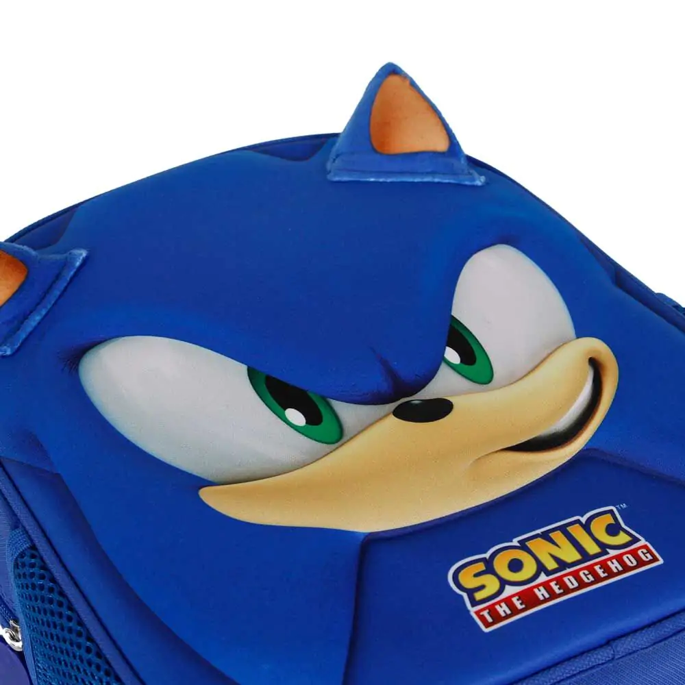 Sonic the Hedgehog Face 3D backpack 31cm product photo