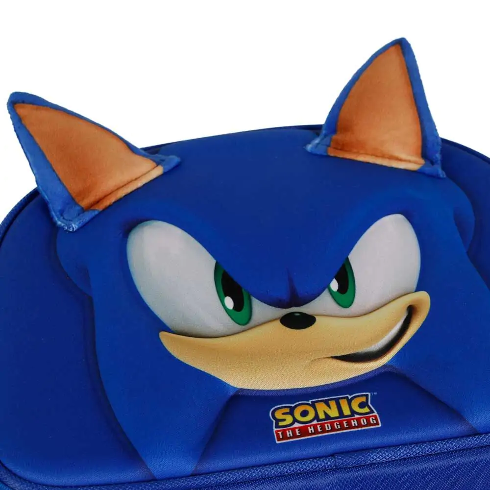 Sonic the Hedgehog Face 3D lunch bag product photo