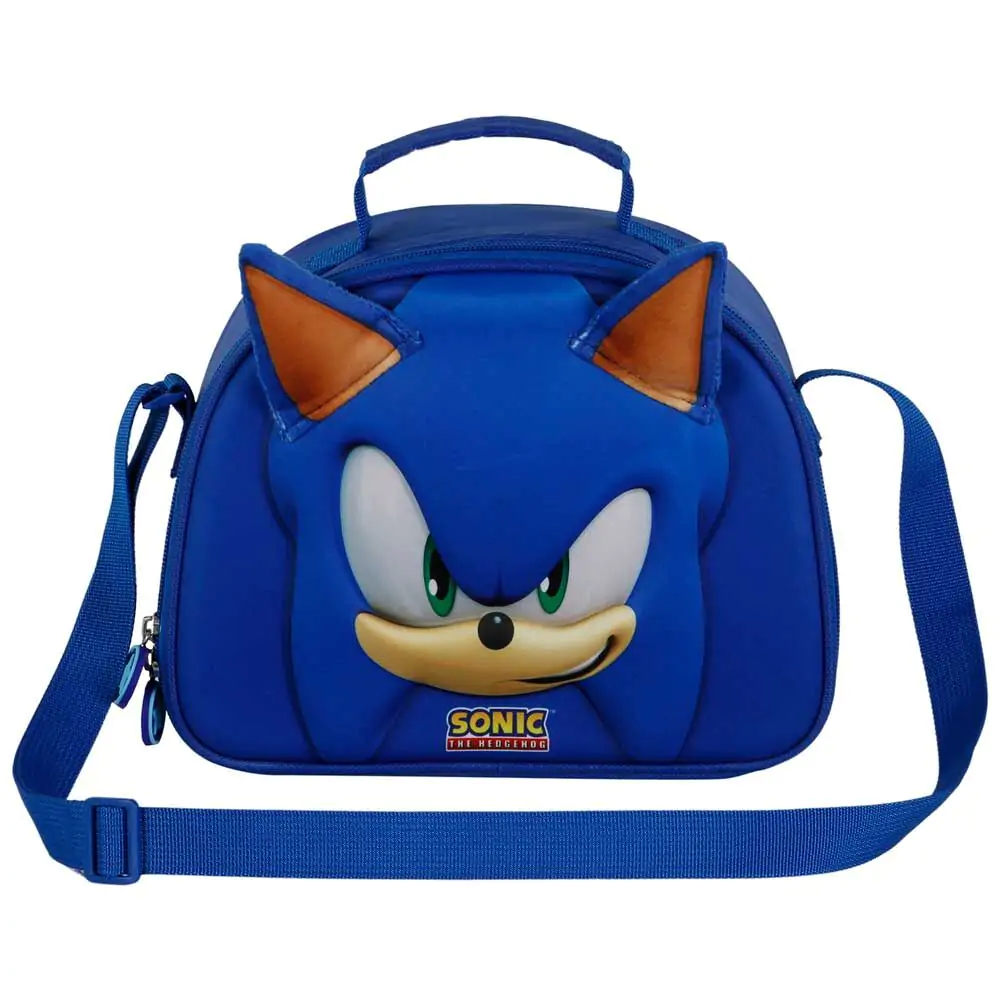 Sonic the Hedgehog Face 3D lunch bag product photo