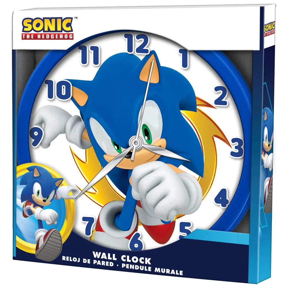 Sonic The Hedgehog wall clock termékfotó