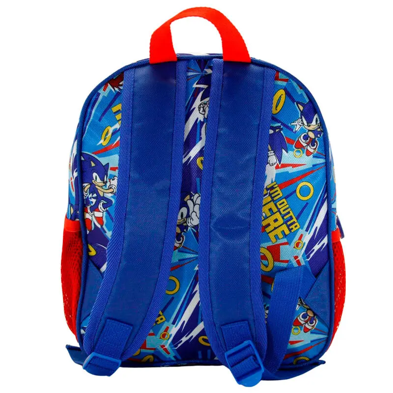 Sonic The Hedgehog Fast 3D backpack 31cm product photo