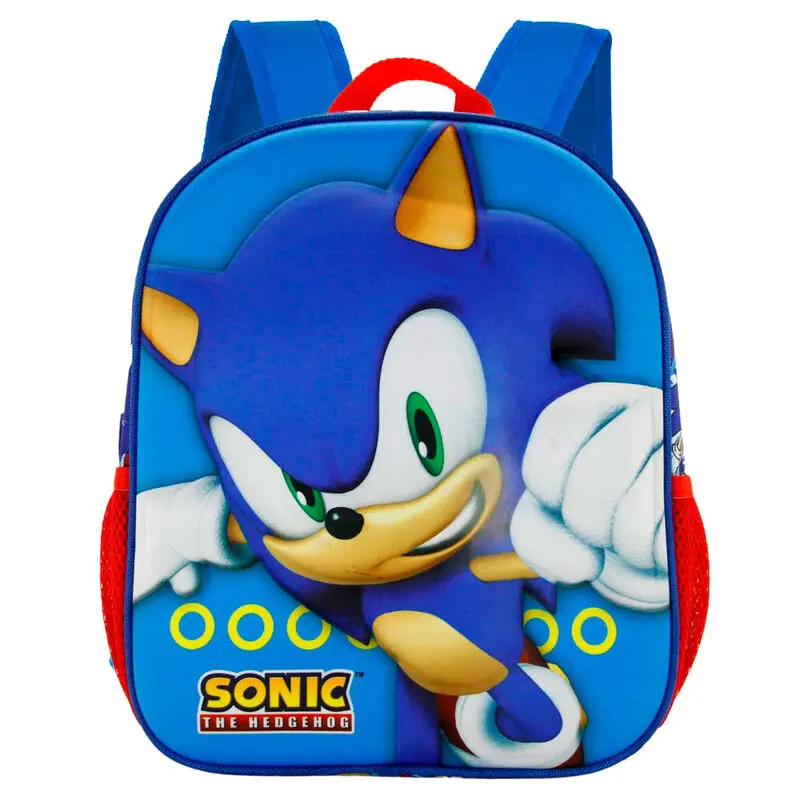 Sonic The Hedgehog Fast 3D backpack 31cm product photo