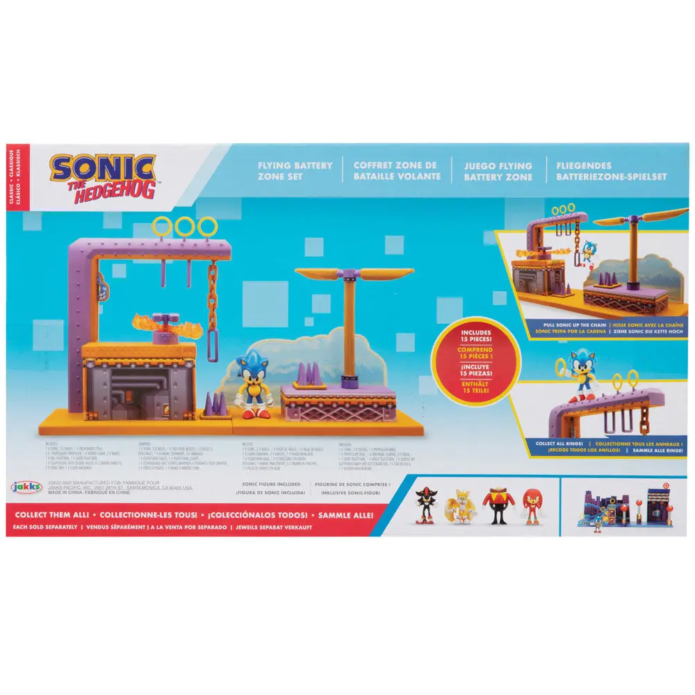 Sonic The Hedgehog Flying Battery Zone playset 6cm product photo