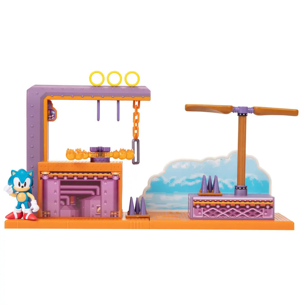 Sonic The Hedgehog Flying Battery Zone playset 6cm product photo