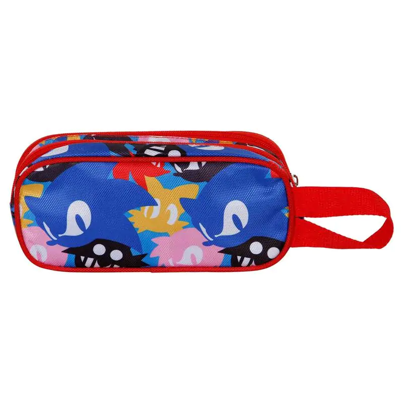 Sonic The Hedgehog Friends 3D double pencil case product photo