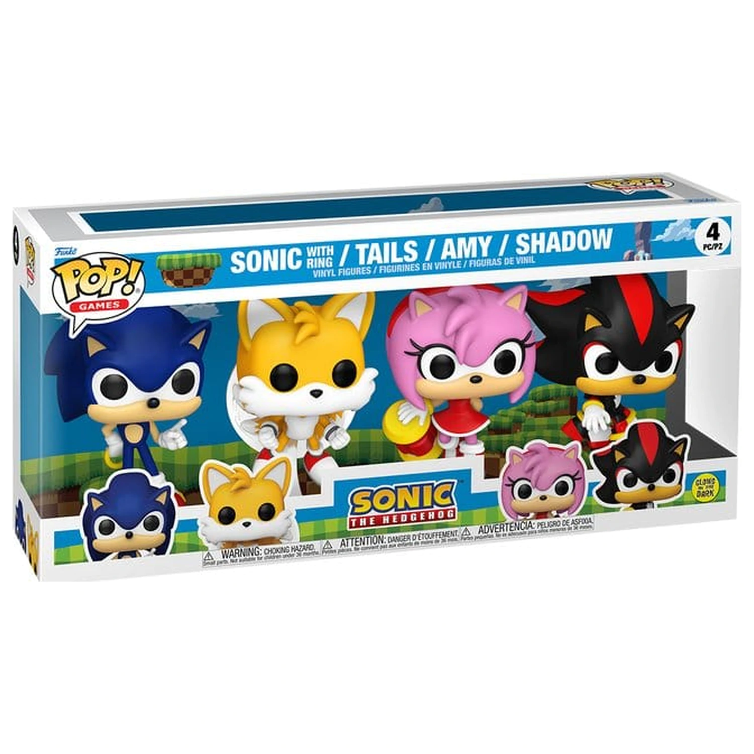 Sonic - The Hedgehog Funko POP! Vinyl Figures 4-Pack Sonic product photo