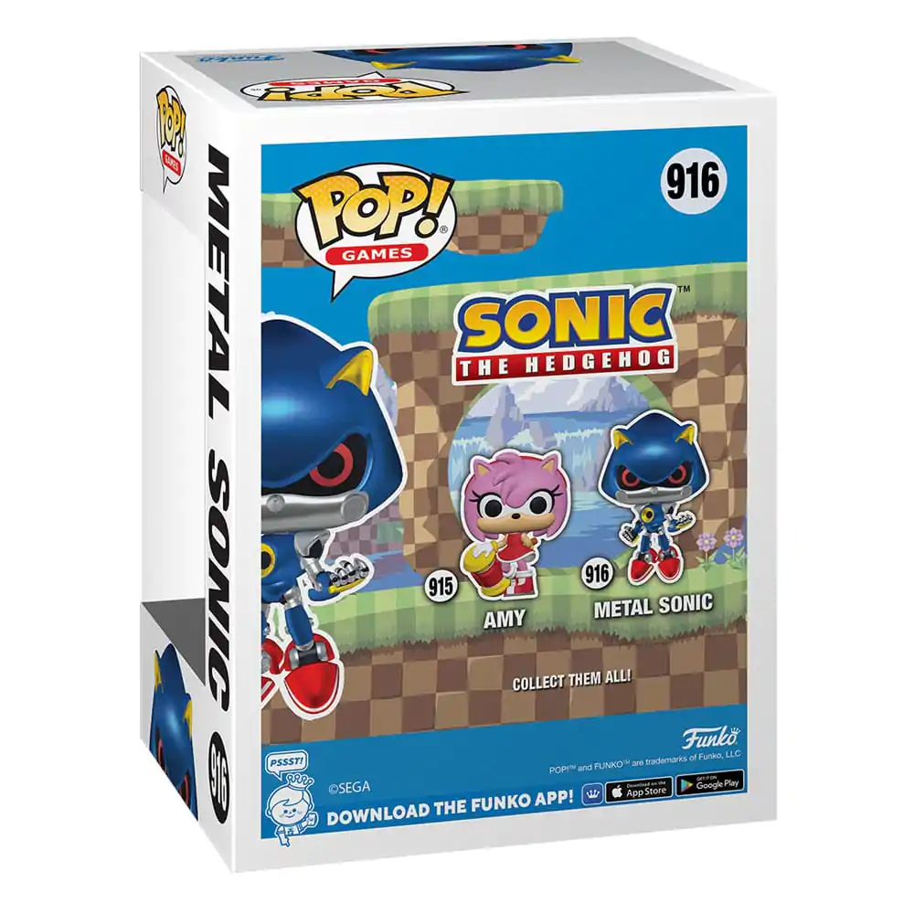 Sonic the Hedgehog POP! Games Vinyl Figure Metal Sonic 9 cm termékfotó