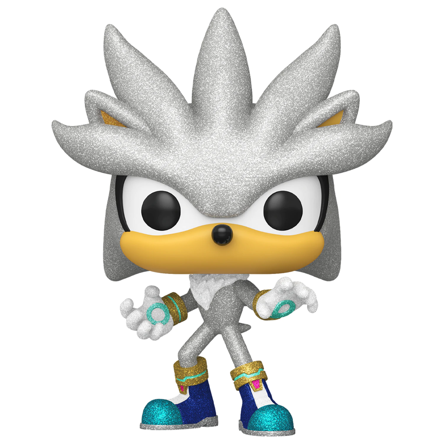 Sonic The Hedgehog Funko POP! Games Vinyl Figure Silver The Hedgehog (FL) 9 cm product photo