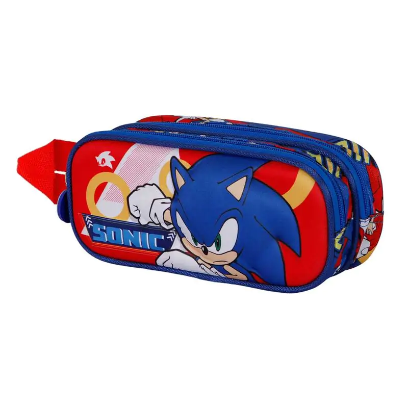 Sonic The Hedgehog Game 3D double pencil case product photo