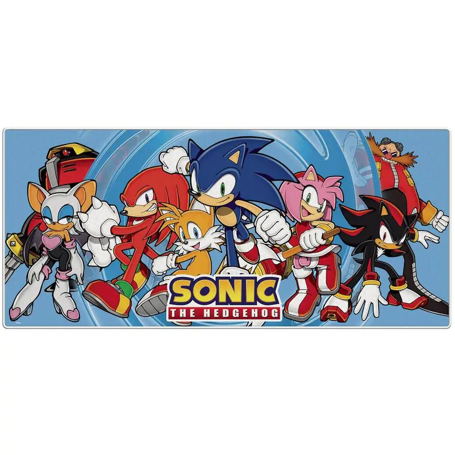 Sonic the Hedgehog gaming desk mat product photo