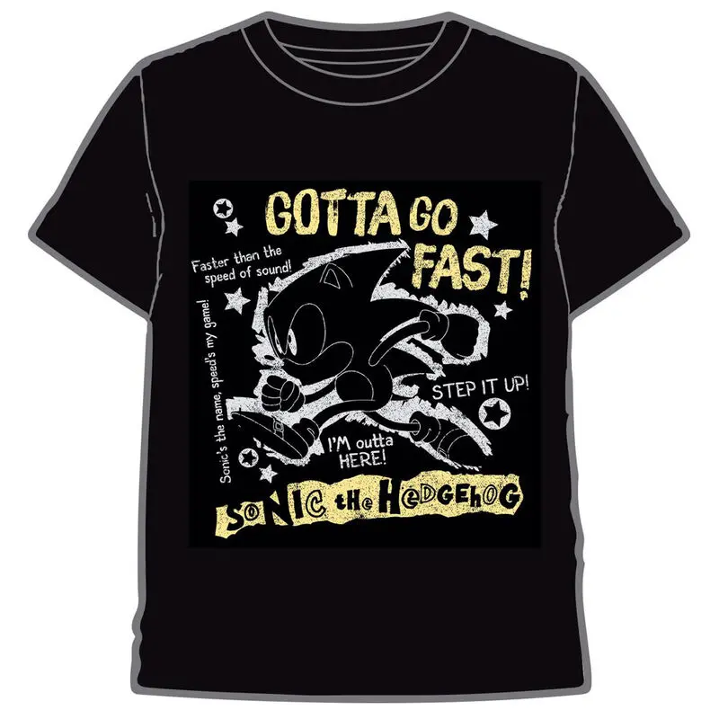 Sonic The Hedgehog Go Fast t-shirt product photo
