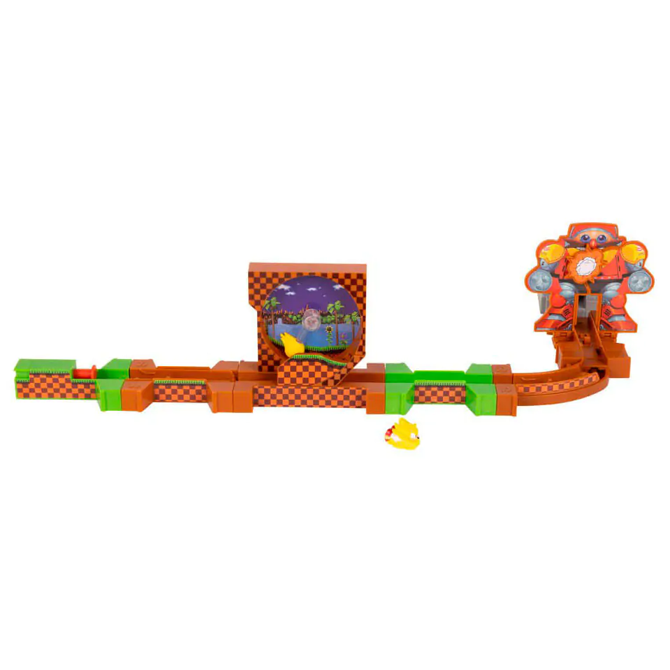 Sonic - The Hedgehog Go Go Racers Mini Figure Playset Launching ramps Deluxe product photo