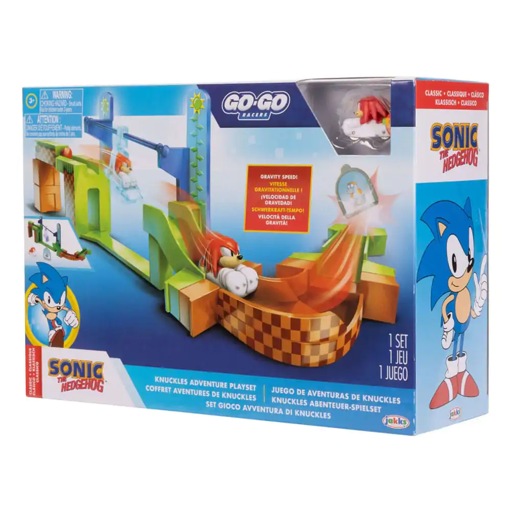 Sonic - The Hedgehog Go Go Racers Mini Figure Playset Launching ramps Sonic & Knuckles termékfotó