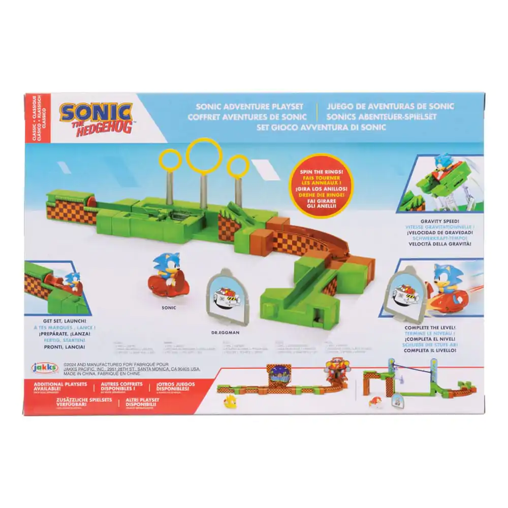 Sonic - The Hedgehog Go Go Racers Mini Figure Playset Launching ramps Sonic & Knuckles termékfotó