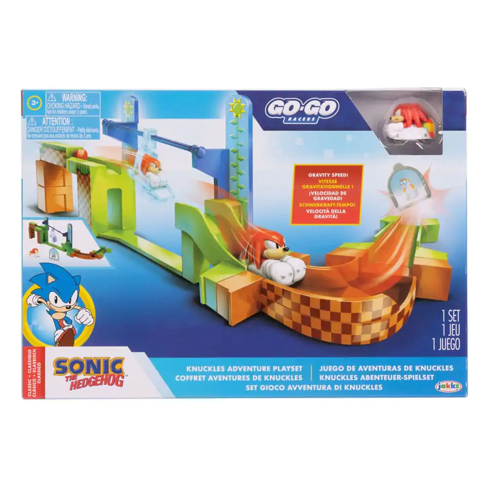 Sonic - The Hedgehog Go Go Racers Mini Figure Playset Launching ramps Sonic & Knuckles termékfotó