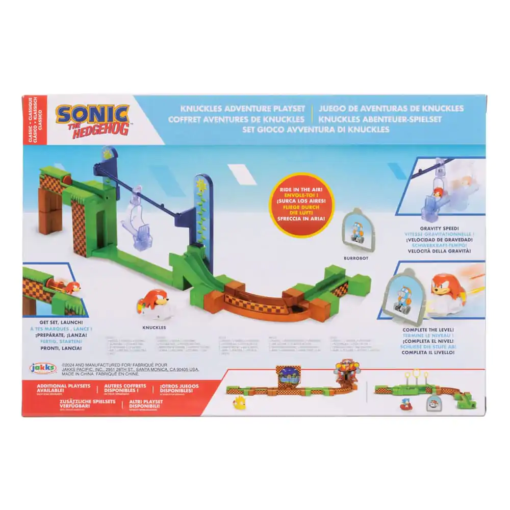 Sonic - The Hedgehog Go Go Racers Mini Figure Playset Launching ramps Sonic & Knuckles termékfotó