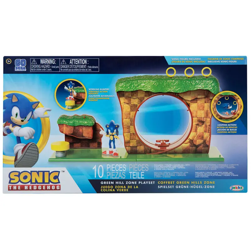 Sonic The Hedgehog Green Hill Zone Playset product photo