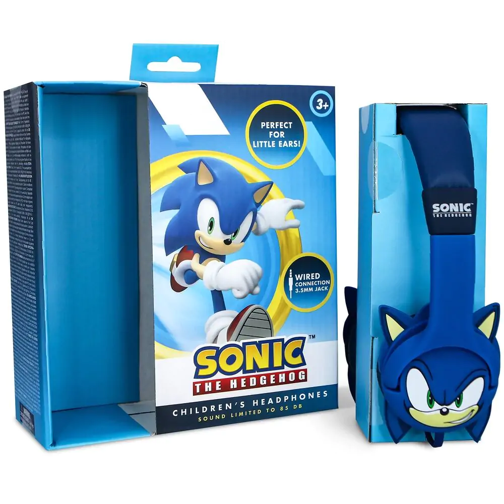 Sonic the Hedgehog kids headphones product photo
