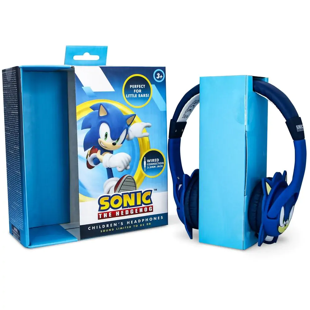 Sonic the Hedgehog kids headphones product photo