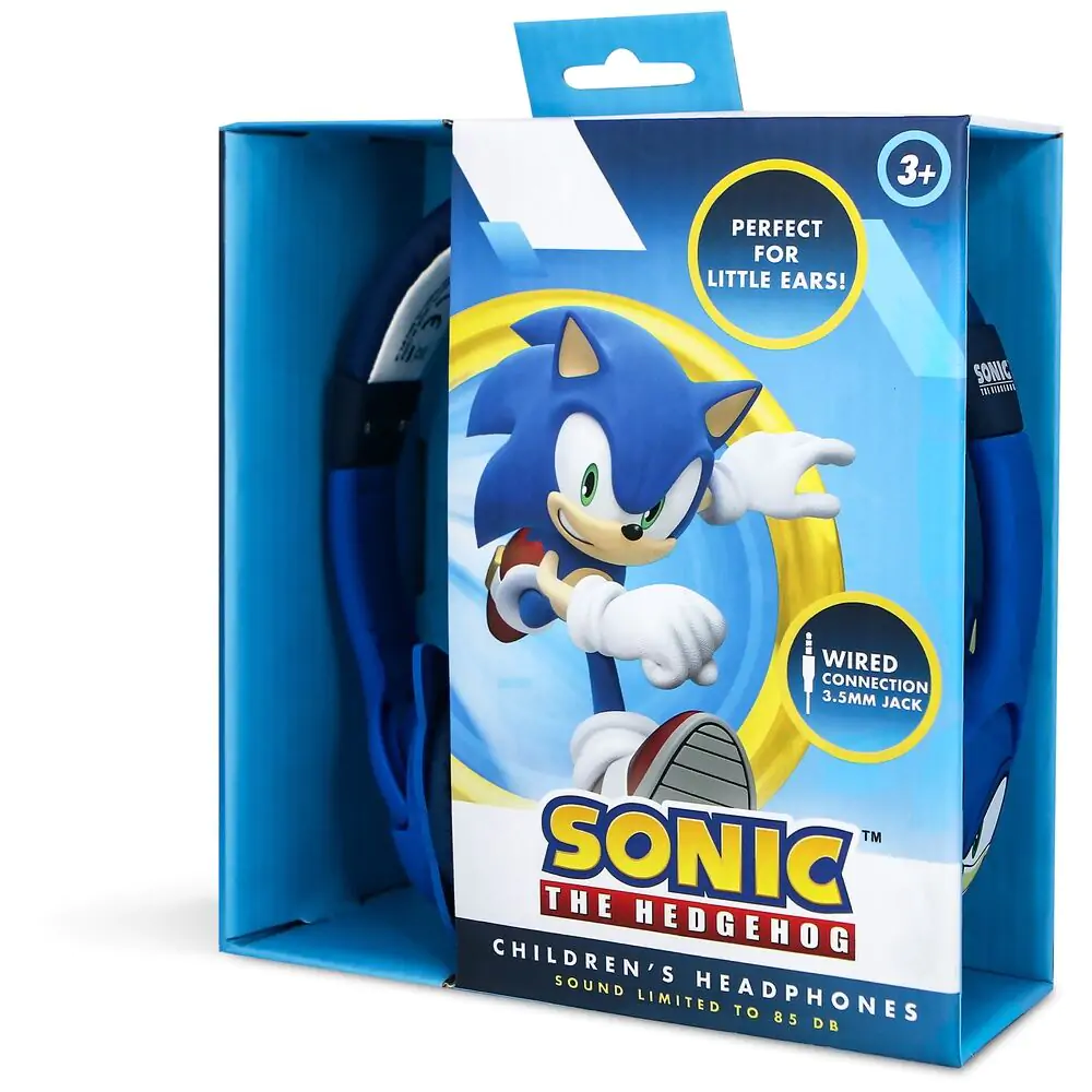 Sonic the Hedgehog kids headphones product photo