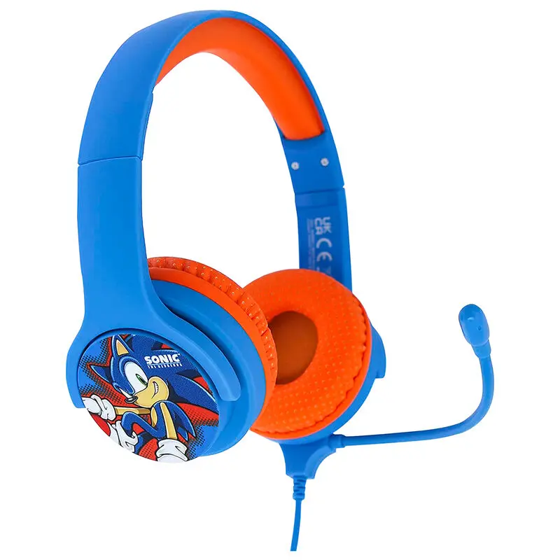 Sonic the Hedgehog kids headphones termékfotó