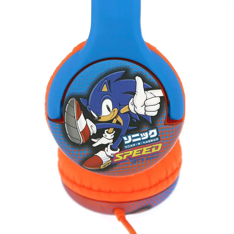 Sonic the Hedgehog kids headphones product photo