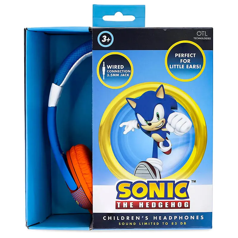 Sonic the Hedgehog kids headphones product photo