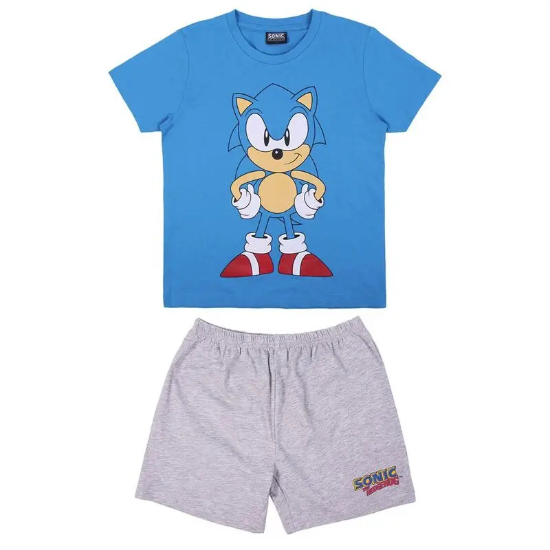 Sonic the Hedgehog short children's pajamas product photo