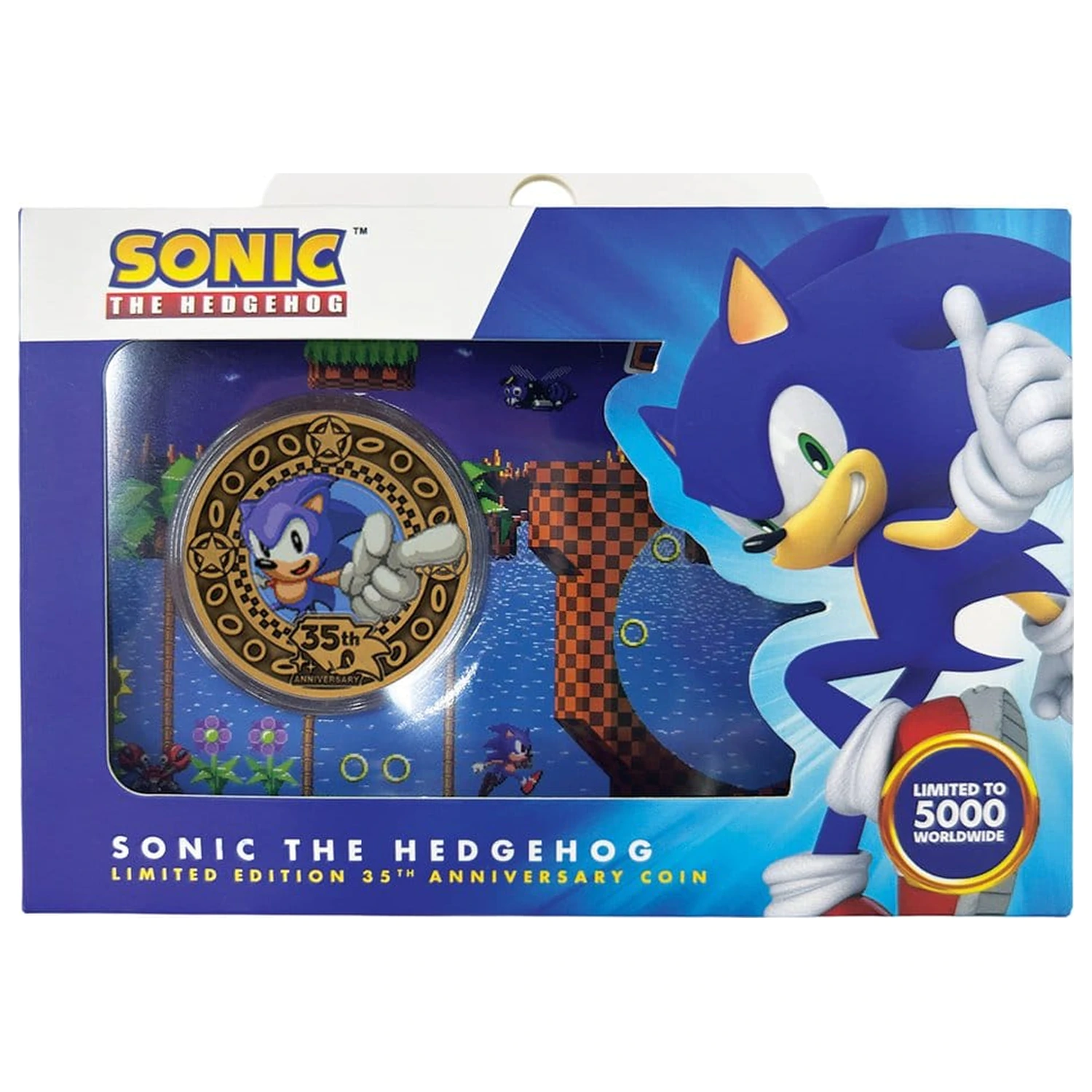 Sonic the Hedgehog Collectable Coin 35th Anniversary Limited Edition product photo