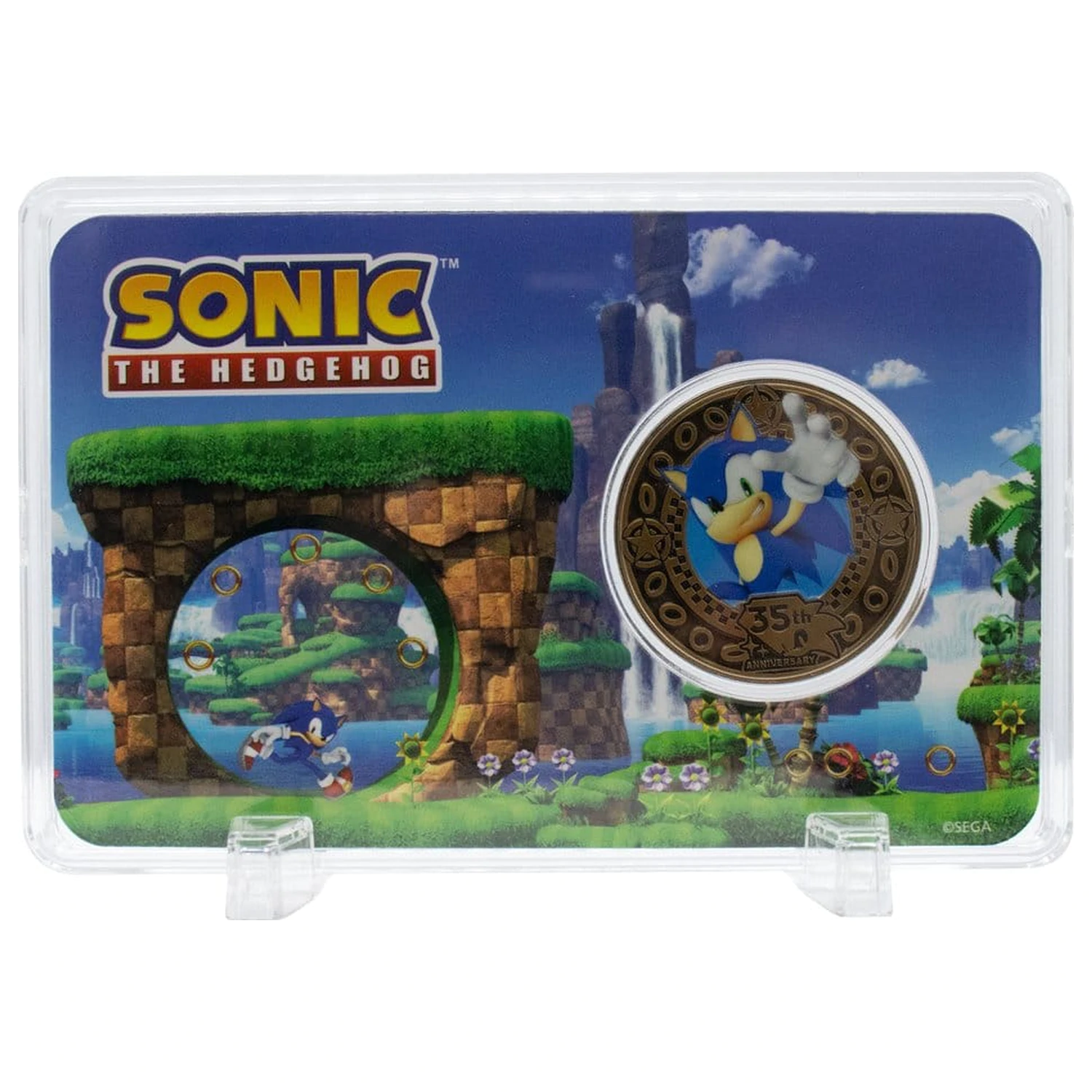 Sonic the Hedgehog Collectable Coin 35th Anniversary Limited Edition product photo