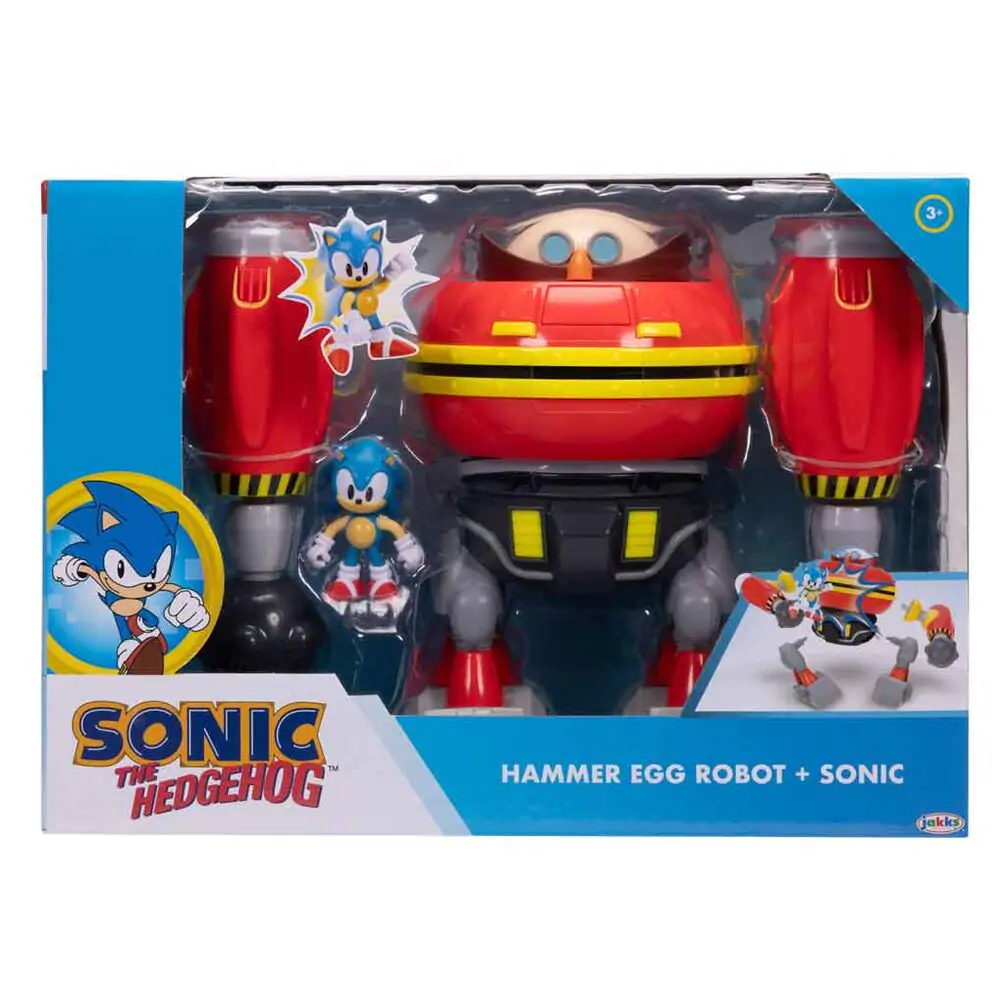 Sonic the Hedgehog Hammer Egg Robot playset product photo