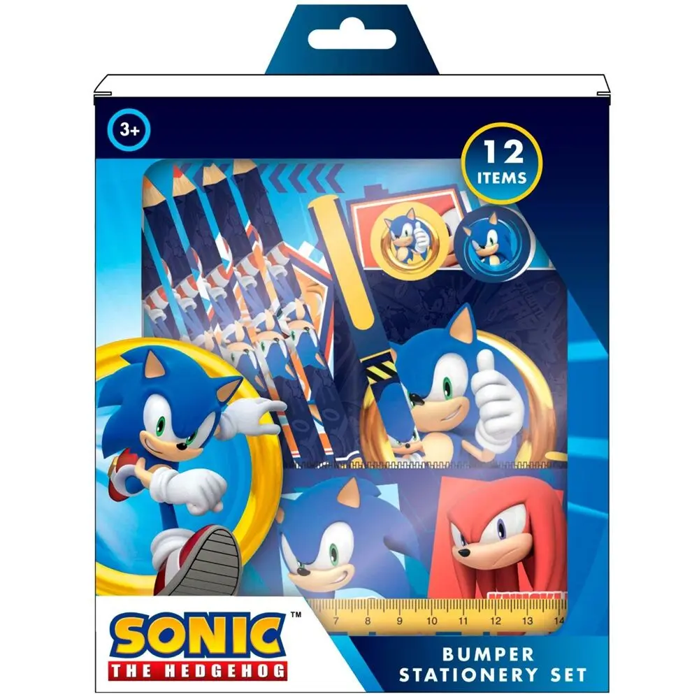 Sonic The Hedgehog stationery set product photo