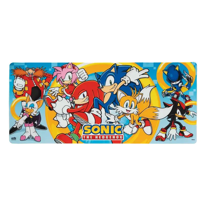 Sonic the Hedgehog gaming desk mat product photo