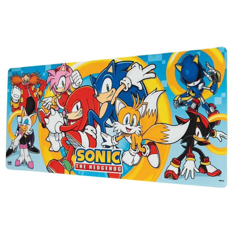 Sonic the Hedgehog gaming desk mat product photo