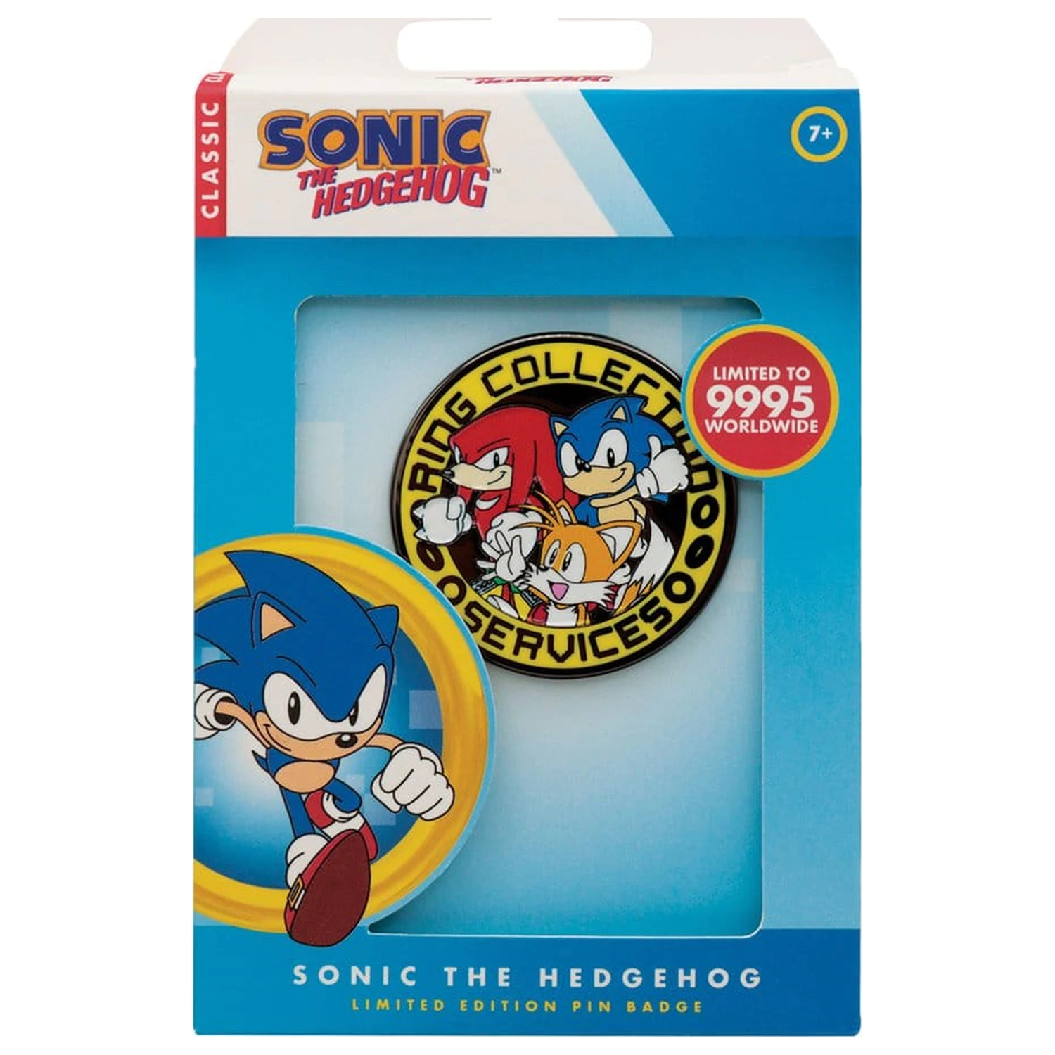 Sonic - The Hedgehog Pin Badge Sonic, Tails, Knuckles Limited Edition         product photo