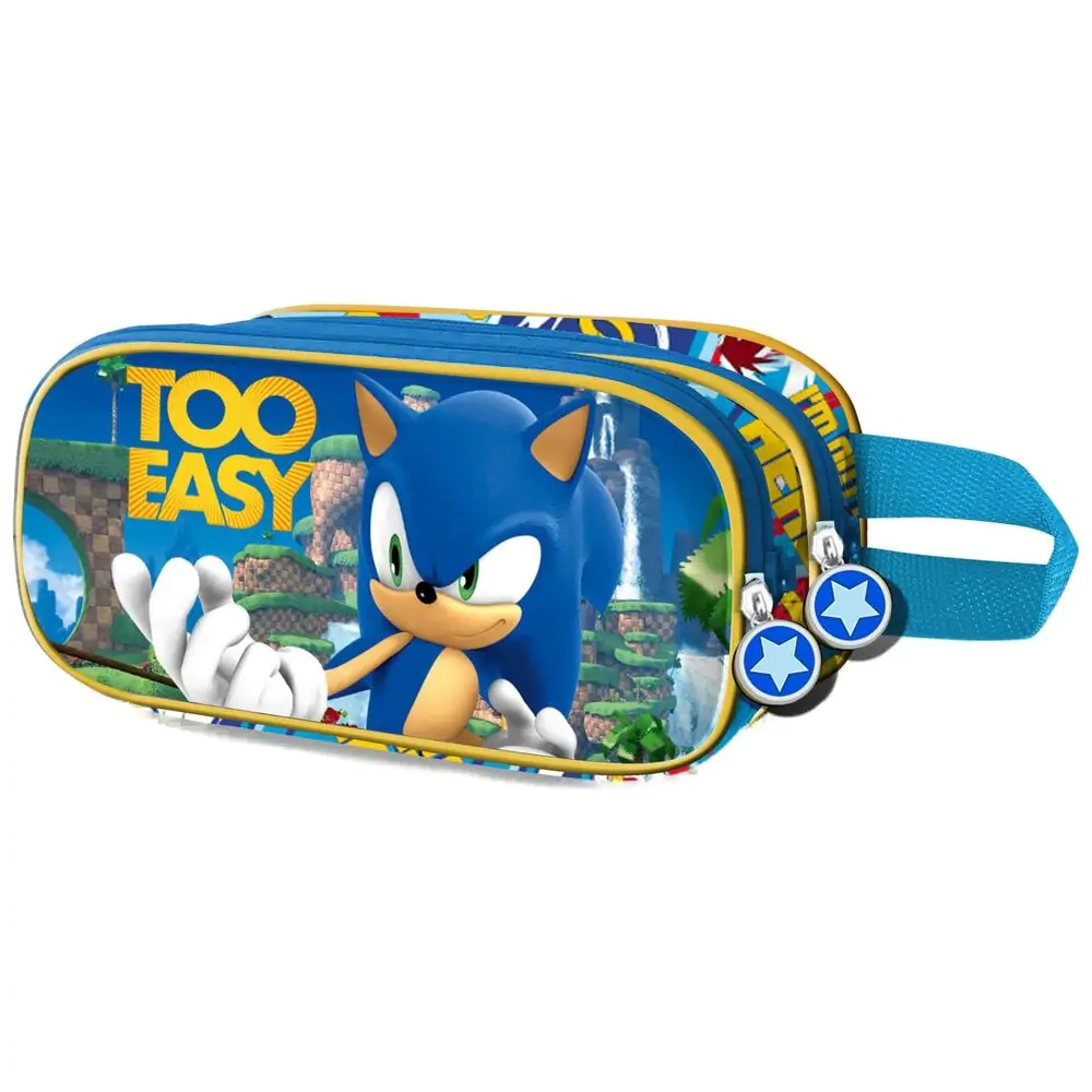 Sonic the Hedgehog Easy double 3D pencil case product photo