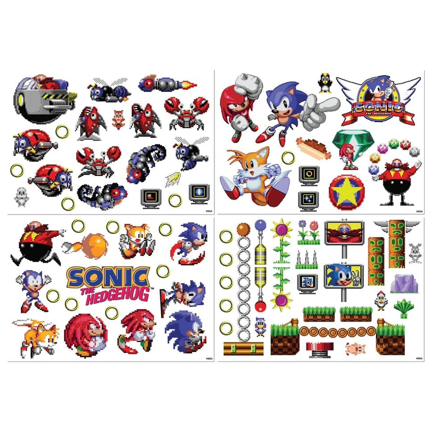 Sonic - The Hedgehog Tech Sticker Pack  product photo