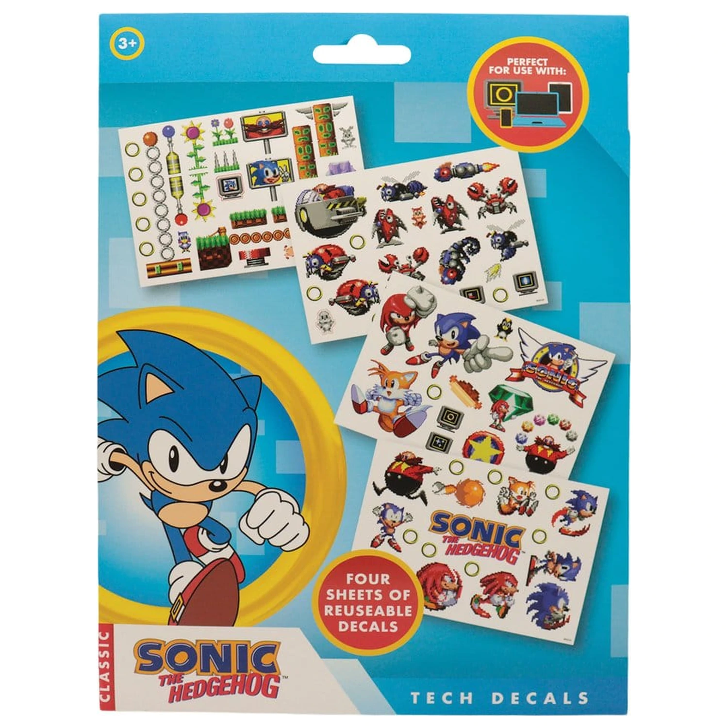 Sonic - The Hedgehog Tech Sticker Pack  product photo