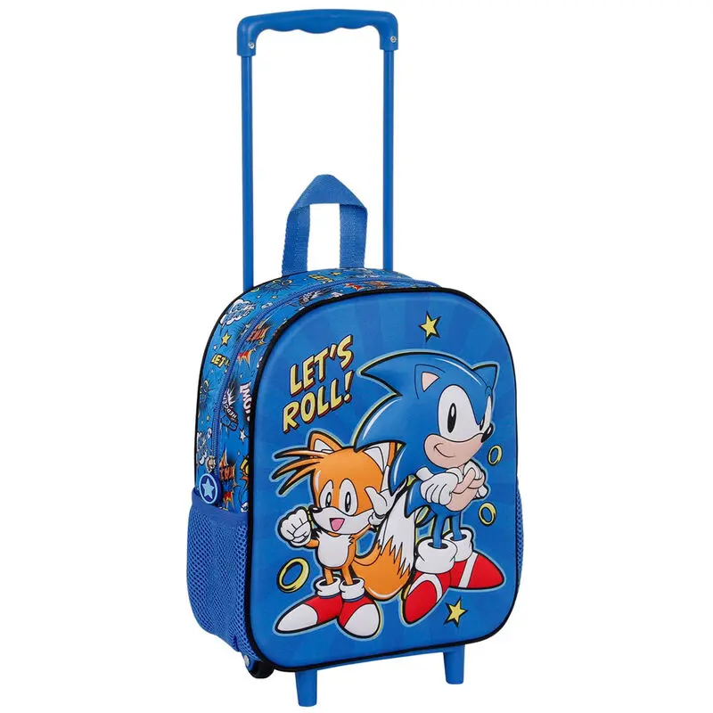 Sonic The Hedgehog Lets Roll 3D trolley 34cm termékfotó