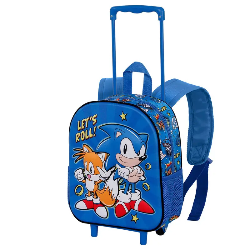 Sonic The Hedgehog Lets Roll 3D trolley 34cm termékfotó