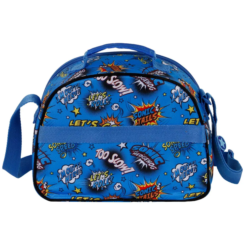 Sonic The Hedgehog Lets Roll 3D lunch bag termékfotó