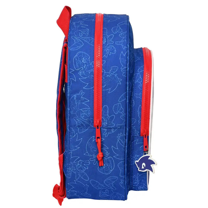 Sonic The Hedgehog Lets Roll adaptable backpack 34cm product photo