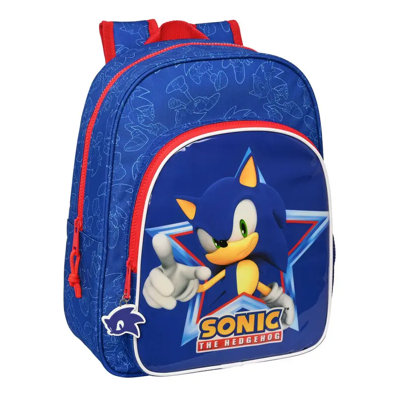 Sonic The Hedgehog Lets Roll adaptable backpack 34cm product photo