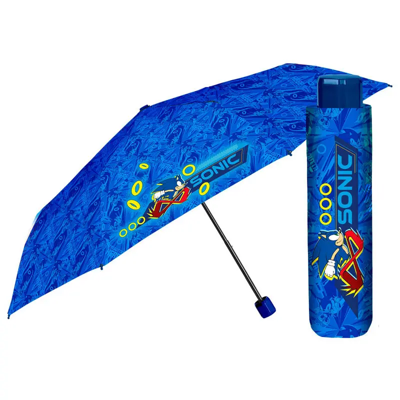 Sonic the Hedgehog manual folding umbrella 50cm product photo