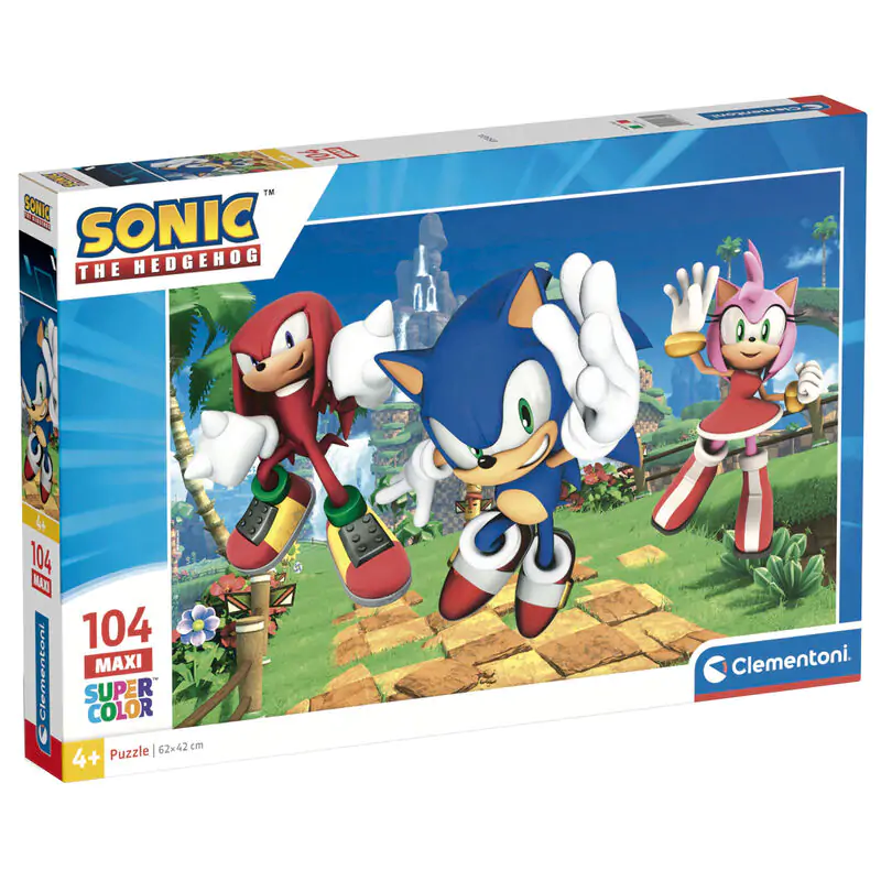 Sonic the Hedgehog maxi puzzle 104pcs product photo