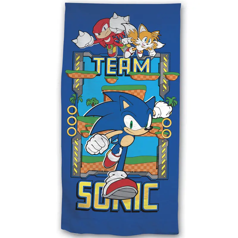 Sonic The Hedgehog microfibre beach towel product photo