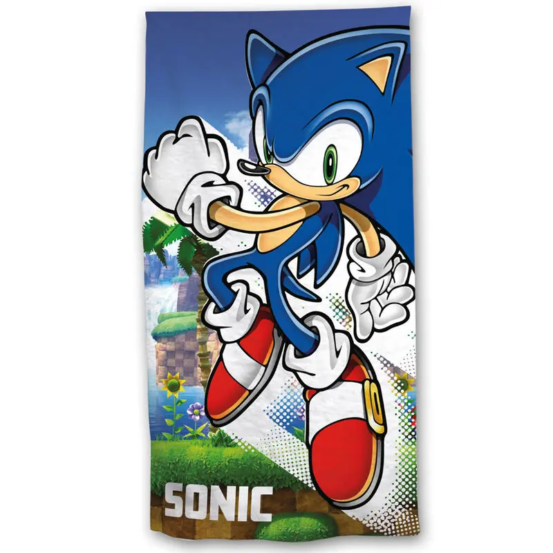 Sonic The Hedgehog microfibre beach towel termékfotó